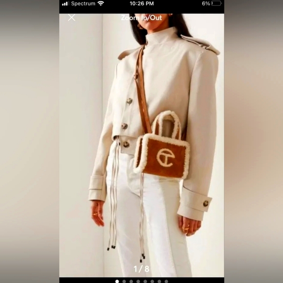 Telfar x UGG Shopping Bag Small Chestnut Women's Crossbody